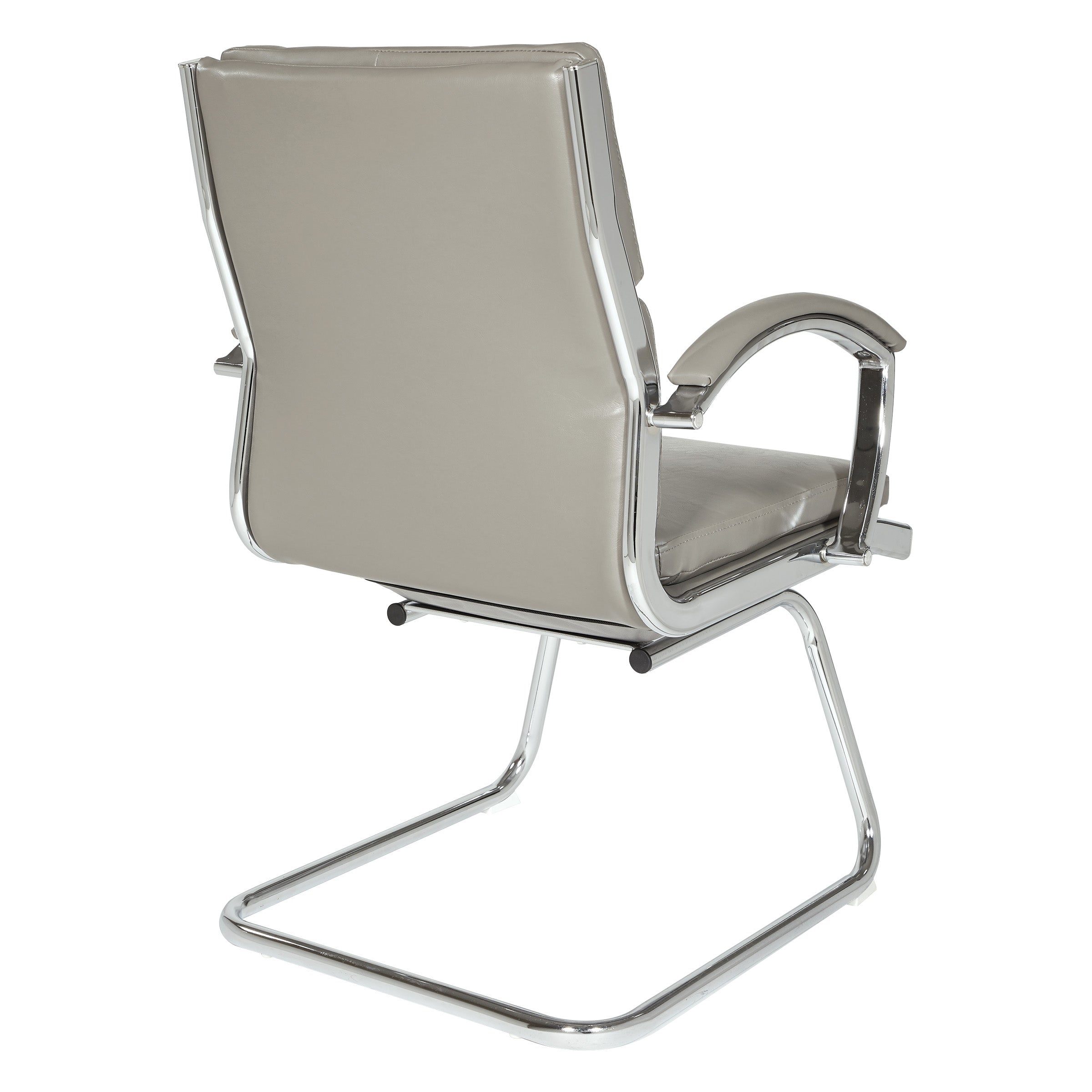 Mid-Back Faux Lthr Visitor's Chair